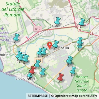 Mappa Via Calvignano, 00119 Roma RM, Italia (5.093)