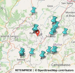 Mappa Via Calvario, 86086 Poggio sannita IS, Italia (16.6235)