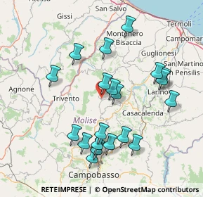 Mappa Via Vincenzo Cuoco, 86030 Civitacampomarano CB, Italia (16.16)