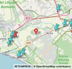 Mappa Via Caiolo, 00119 Roma RM, Italia (6.81692)