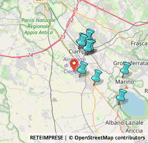 Mappa Via Pietro Maroncelli, 00043 Marino RM, Italia (3.04545)