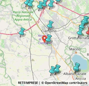 Mappa Via Pietro Maroncelli, 00043 Marino RM, Italia (6.3725)