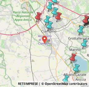Mappa Via Pietro Maroncelli, 00043 Marino RM, Italia (6.7745)