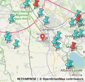 Mappa Via Pietro Maroncelli, 00043 Marino RM, Italia (5.942)