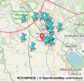 Mappa Via Pietro Maroncelli, 00043 Marino RM, Italia (2.944)