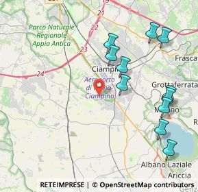 Mappa Via Pietro Maroncelli, 00043 Marino RM, Italia (4.82455)