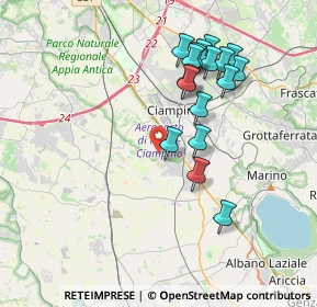 Mappa Via Pietro Maroncelli, 00043 Marino RM, Italia (3.83)