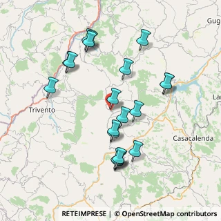 Mappa Corso XXIV Maggio, 86030 Civitacampomarano CB, Italia (8.13)