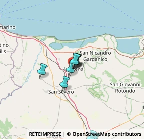 Mappa Via Italia, 71011 Apricena FG, Italia (19.31727)