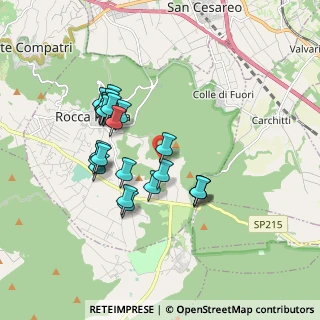 Mappa Via delle Riguardate, 00079 Rocca Priora RM, Italia (1.724)