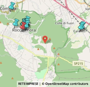 Mappa Via delle Riguardate, 00079 Rocca Priora RM, Italia (2.939)