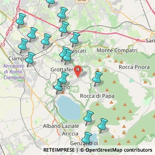 Mappa Vicolo Vittorio Veneto, 00046 Grottaferrata RM, Italia (5.43294)