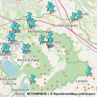 Mappa Via Tuscolana, 00079 Rocca Priora RM, Italia (5.959)