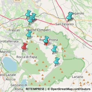Mappa Via Tuscolana, 00079 Rocca Priora RM, Italia (4.69727)