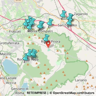 Mappa Via Tuscolana, 00079 Rocca Priora RM, Italia (4.67118)