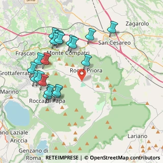 Mappa Via Tuscolana, 00079 Rocca Priora RM, Italia (4.5275)