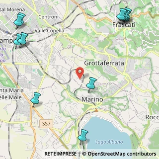 Mappa Via Castel de Paolis, 00046 Grottaferrata RM, Italia (3.73385)