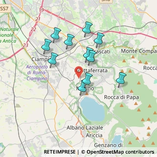 Mappa Via Castel de Paolis, 00046 Grottaferrata RM, Italia (3.44455)