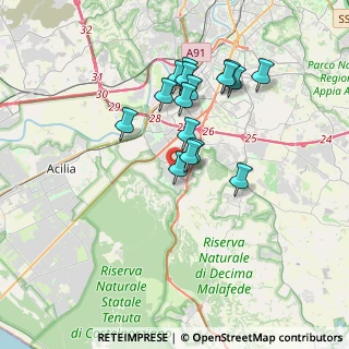 Mappa Via Console Orazio, 00128 Roma RM, Italia (3.28063)