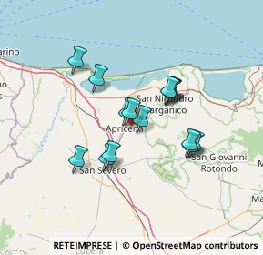 Mappa SS 89, 71011 Apricena FG, Italia (11.43867)