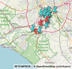 Mappa Via Cesare Bazzani, 00128 Roma RM, Italia (7.48588)