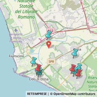 Mappa Via del Macchione Rotondo, 00119 Ostia Antica RM, Italia (5.79091)