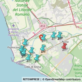 Mappa Via del Macchione Rotondo, 00119 Ostia Antica RM, Italia (4.22643)