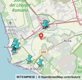 Mappa Via del Macchione Rotondo, 00119 Ostia Antica RM, Italia (4.85364)