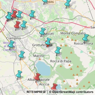 Mappa Via Piave, 00046 Grottaferrata RM, Italia (6.9085)