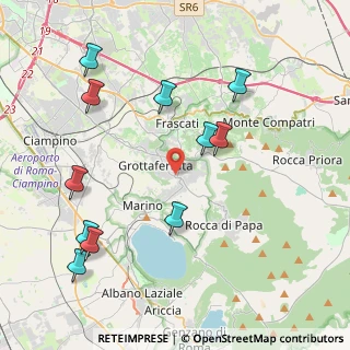 Mappa Via Piave, 00046 Grottaferrata RM, Italia (4.90182)