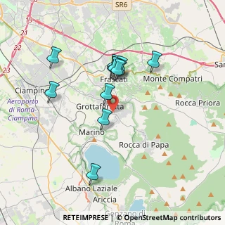 Mappa Via Piave, 00046 Grottaferrata RM, Italia (3.4125)