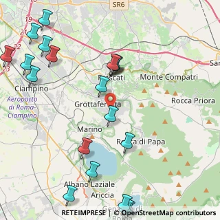 Mappa Via Piave, 00046 Grottaferrata RM, Italia (5.982)