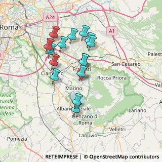 Mappa Via Piave, 00046 Grottaferrata RM, Italia (6.894)