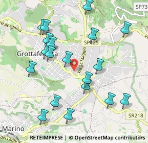 Mappa Frascati, 00046 Grottaferrata RM, Italia (1.1165)