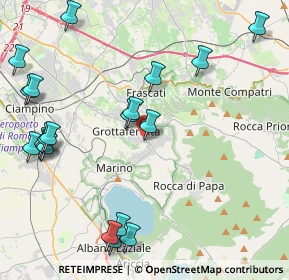 Mappa Frascati, 00046 Grottaferrata RM, Italia (5.543)