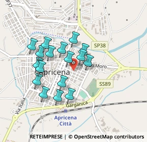 Mappa Via Guglielmo Marconi, 71011 Apricena FG, Italia (0.40294)