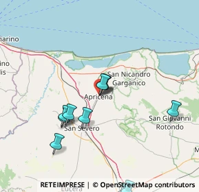 Mappa Via Guglielmo Marconi, 71011 Apricena FG, Italia (19.79615)