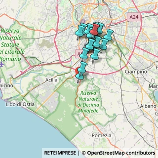 Mappa Via Paolo Renzi, 00128 Roma RM, Italia (7.0985)