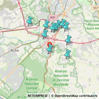 Mappa Via Paolo Renzi, 00128 Roma RM, Italia (3.45818)