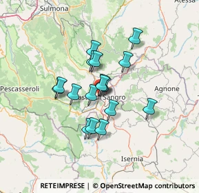 Mappa Via Patini Teofilo, 67031 Castel di Sangro AQ, Italia (10.21)