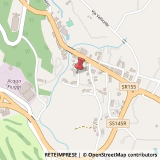 Mappa Via Betulle, 123, 03014 Fiuggi, Frosinone (Lazio)