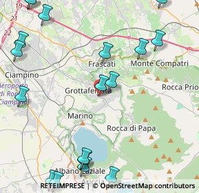 Mappa P.za Poggio Tulliano, 00046 Grottaferrata RM, Italia (6.56474)