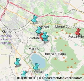 Mappa P.za Poggio Tulliano, 00046 Grottaferrata RM, Italia (5.37727)