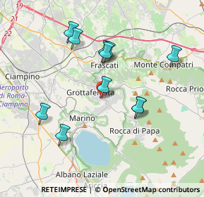 Mappa P.za Poggio Tulliano, 00046 Grottaferrata RM, Italia (3.77)