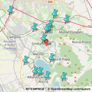 Mappa P.za Poggio Tulliano, 00046 Grottaferrata RM, Italia (5.04286)
