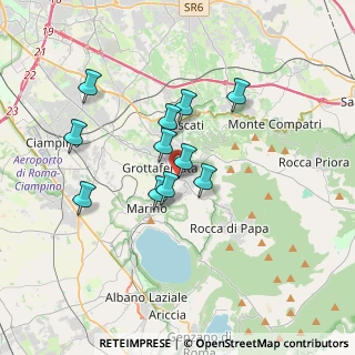 Mappa P.za Poggio Tulliano, 00046 Grottaferrata RM, Italia (3.01636)