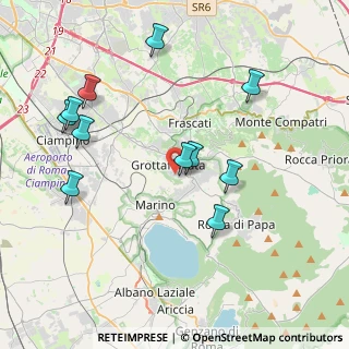 Mappa Via Bruno Buozzi, 00046 Grottaferrata RM, Italia (4.40091)