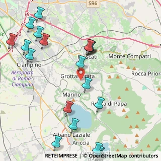 Mappa Via Bruno Buozzi, 00046 Grottaferrata RM, Italia (5.7885)
