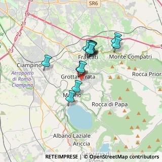 Mappa Via Bruno Buozzi, 00046 Grottaferrata RM, Italia (2.86143)