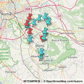 Mappa Via Bruno Buozzi, 00046 Grottaferrata RM, Italia (6.70067)